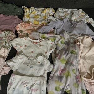 Colorful Baby Onesies LOT